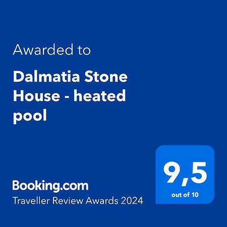 Maison d'hôtes Dalmatia Stone House - Heated Pool à Biorine Extérieur photo
